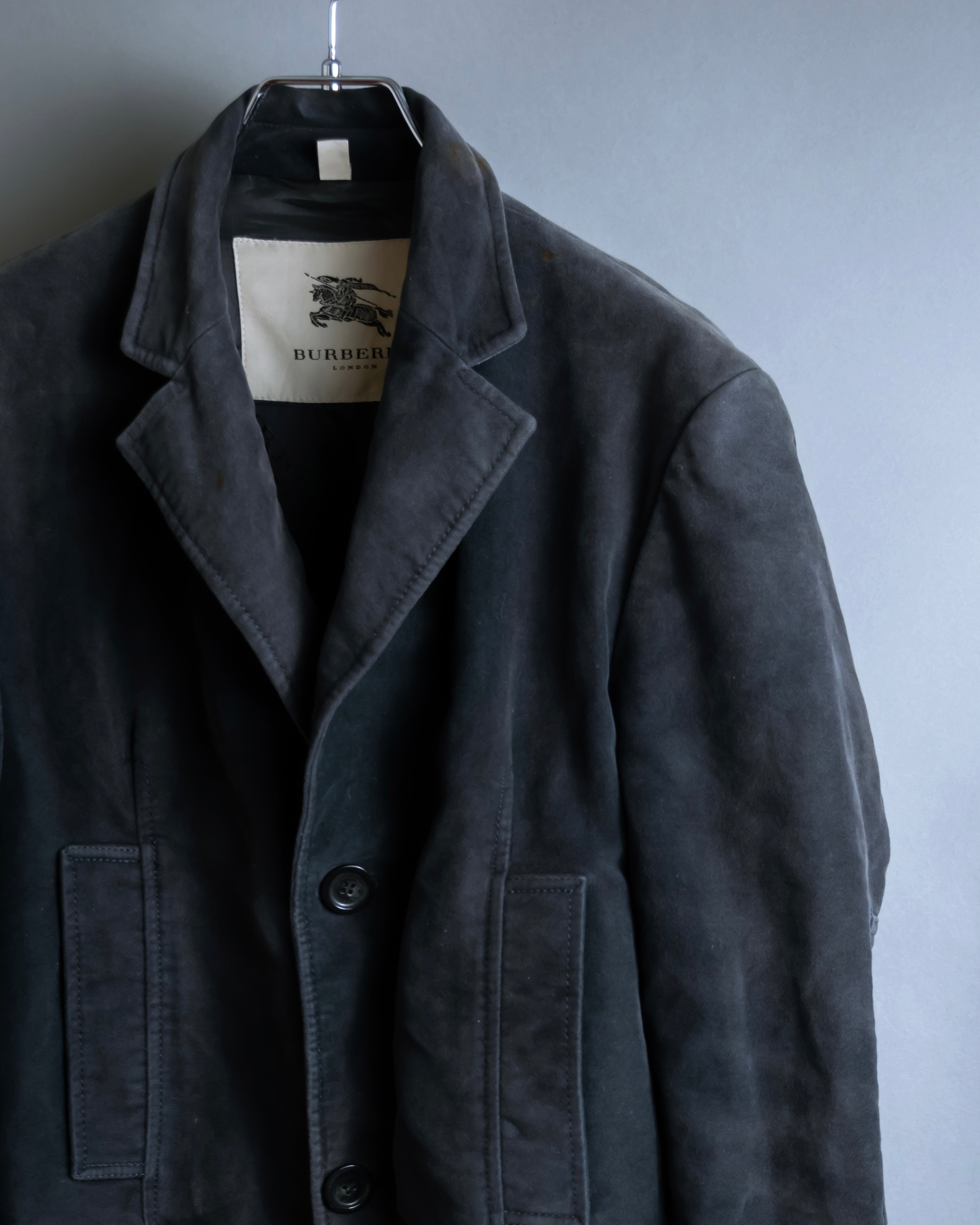 "BURBERRY" Garment dyed faded hunting design coat