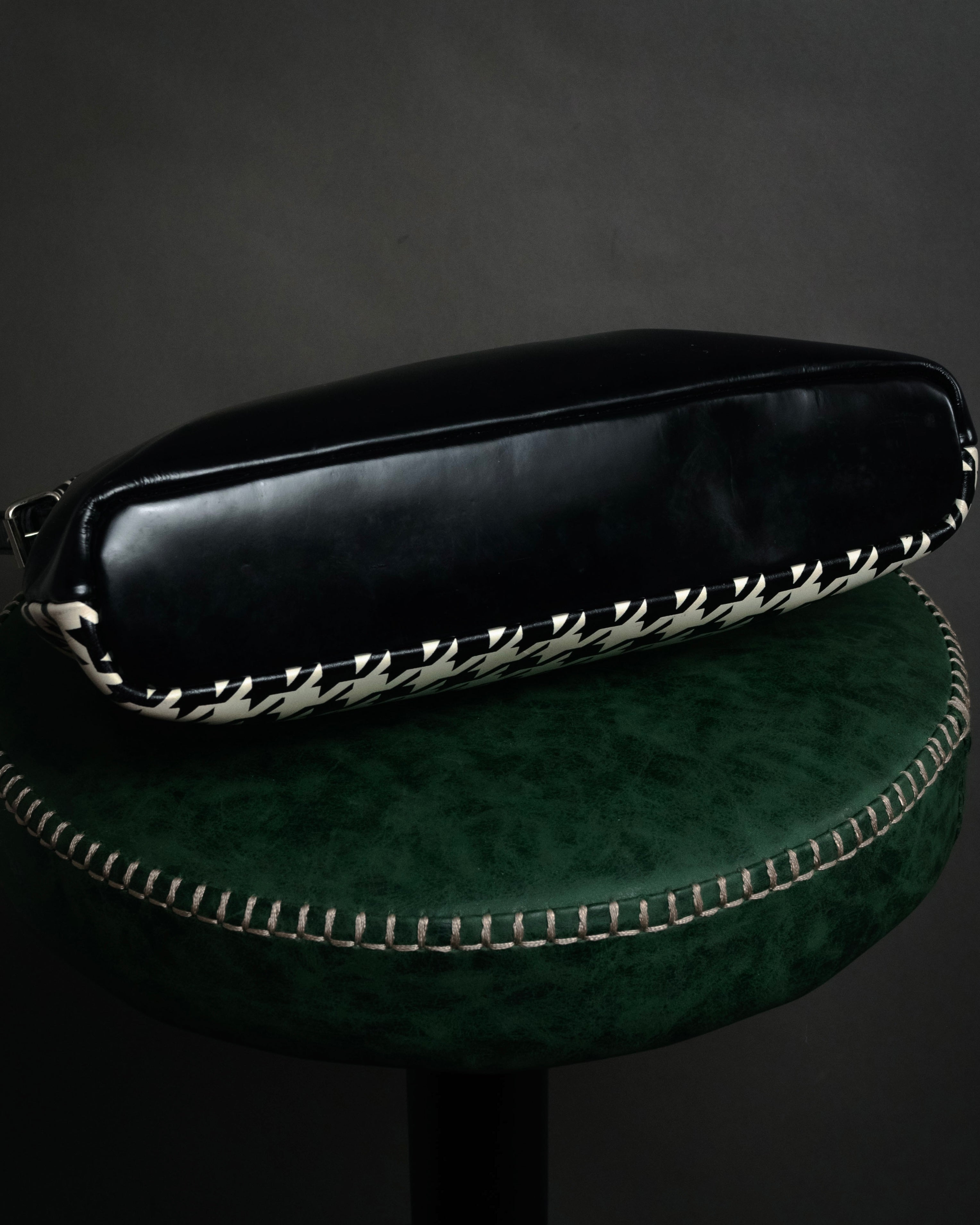 “JUNYA WATANABE COMME des GARÇONS” 2010’s Houndstooth embossed leather doctor bag