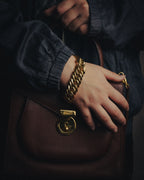 –SPECIAL– “Yves Saint Laurent” 90’s sculptural chain bracelet