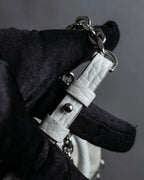 "MAISON MARGIELA" 5AC small white color 2way leather bag