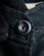 "vanessa bruno" Lace fringe design drawstring cotton linen shirt dress