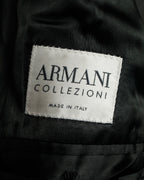 "ARMANI COLLEZIONI" Classic detail cashmere blend long chester coat