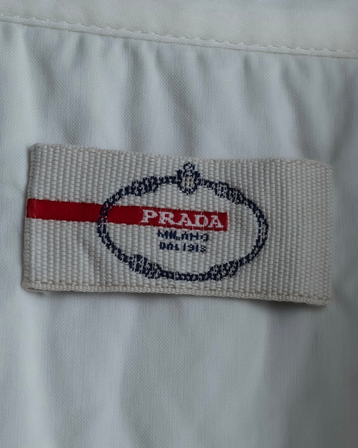 "PRADA" Oversized A-line silhouette long shirt