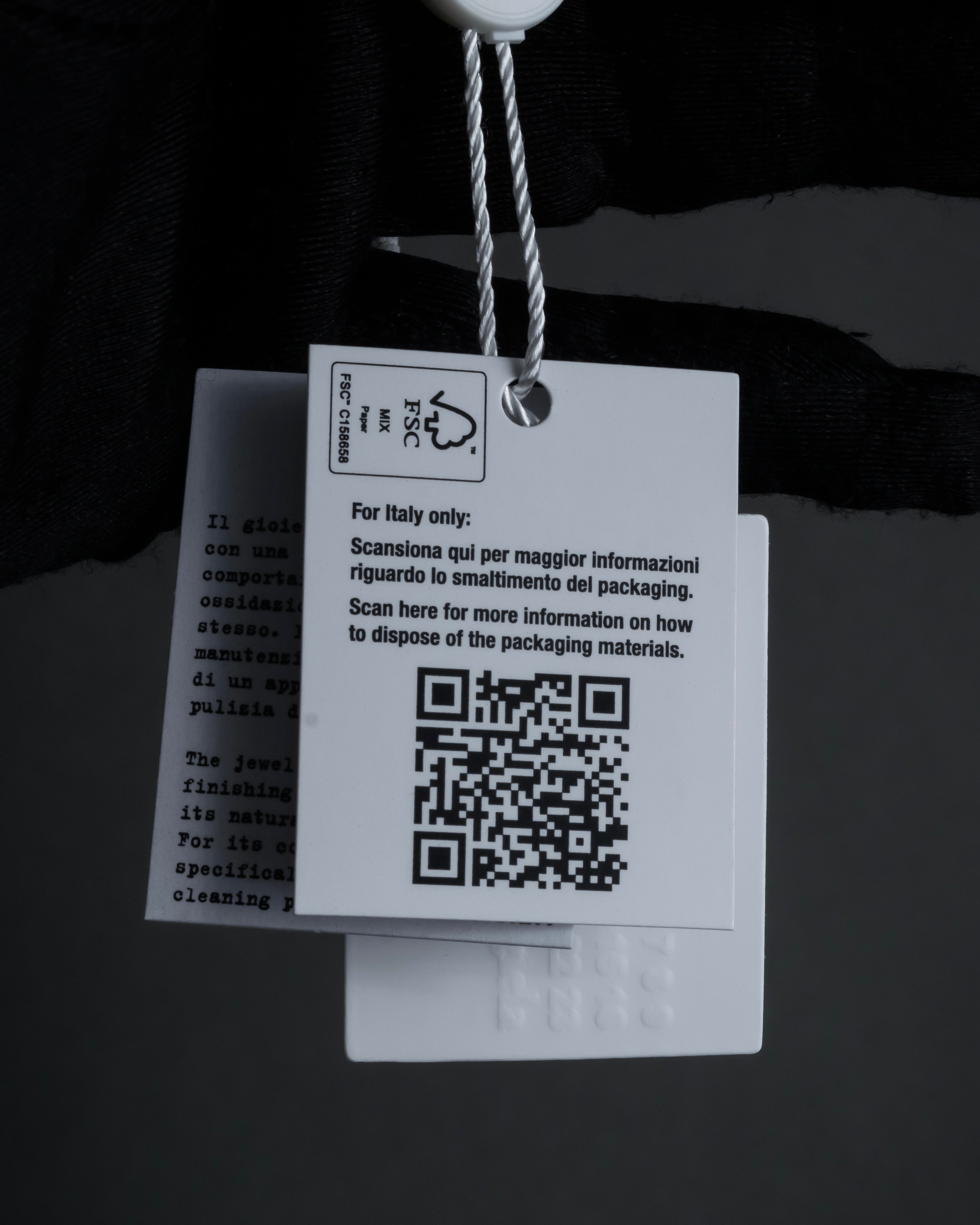 "MAISON MARGIELA" Twisted cord design brass bangle