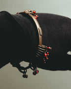 "Jean Paul Gaultier" 90's-00's Sculptural red bead bangle