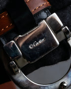 "Cartier" Bis motif design buckle leather belt