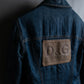 "Dolce & Gabbana" Cutting stitch detail denim jacket