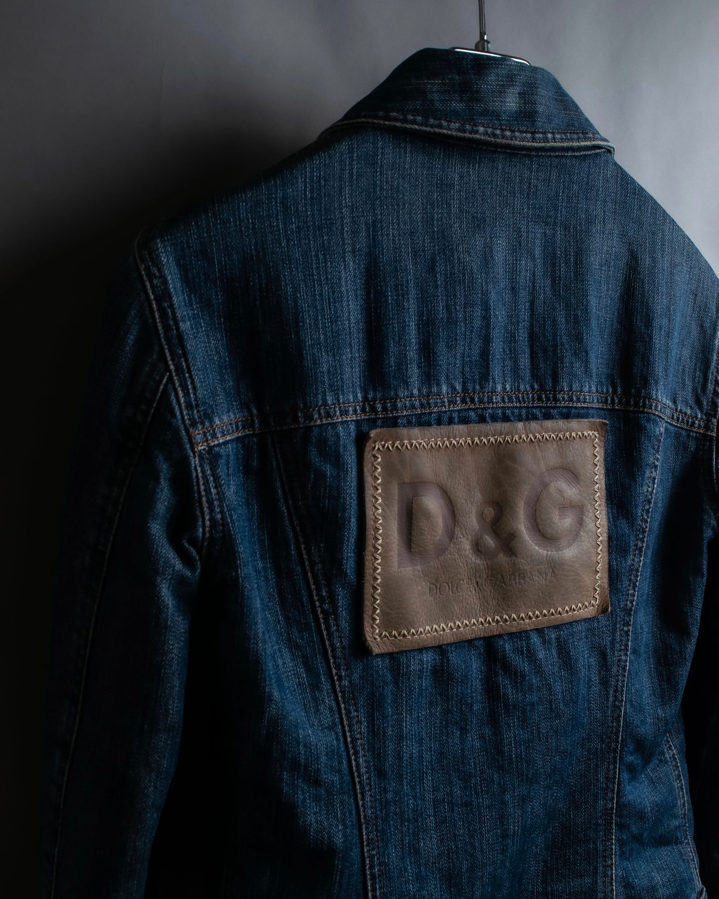 "Dolce & Gabbana" Cutting stitch detail denim jacket