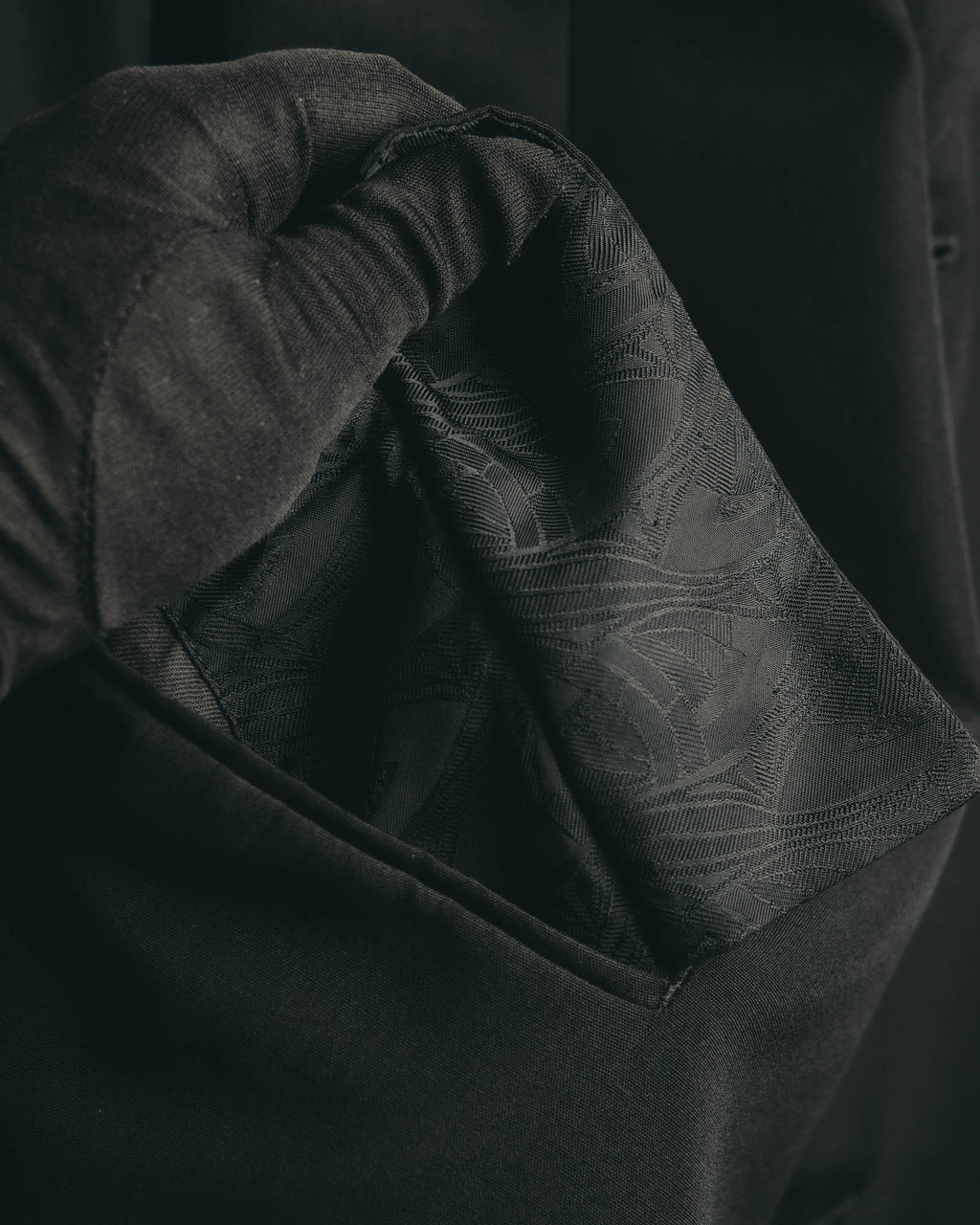“COMME des GARCONS” 90’s black tailored long coat