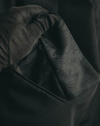 “COMME des GARCONS” 90’s black tailored long coat