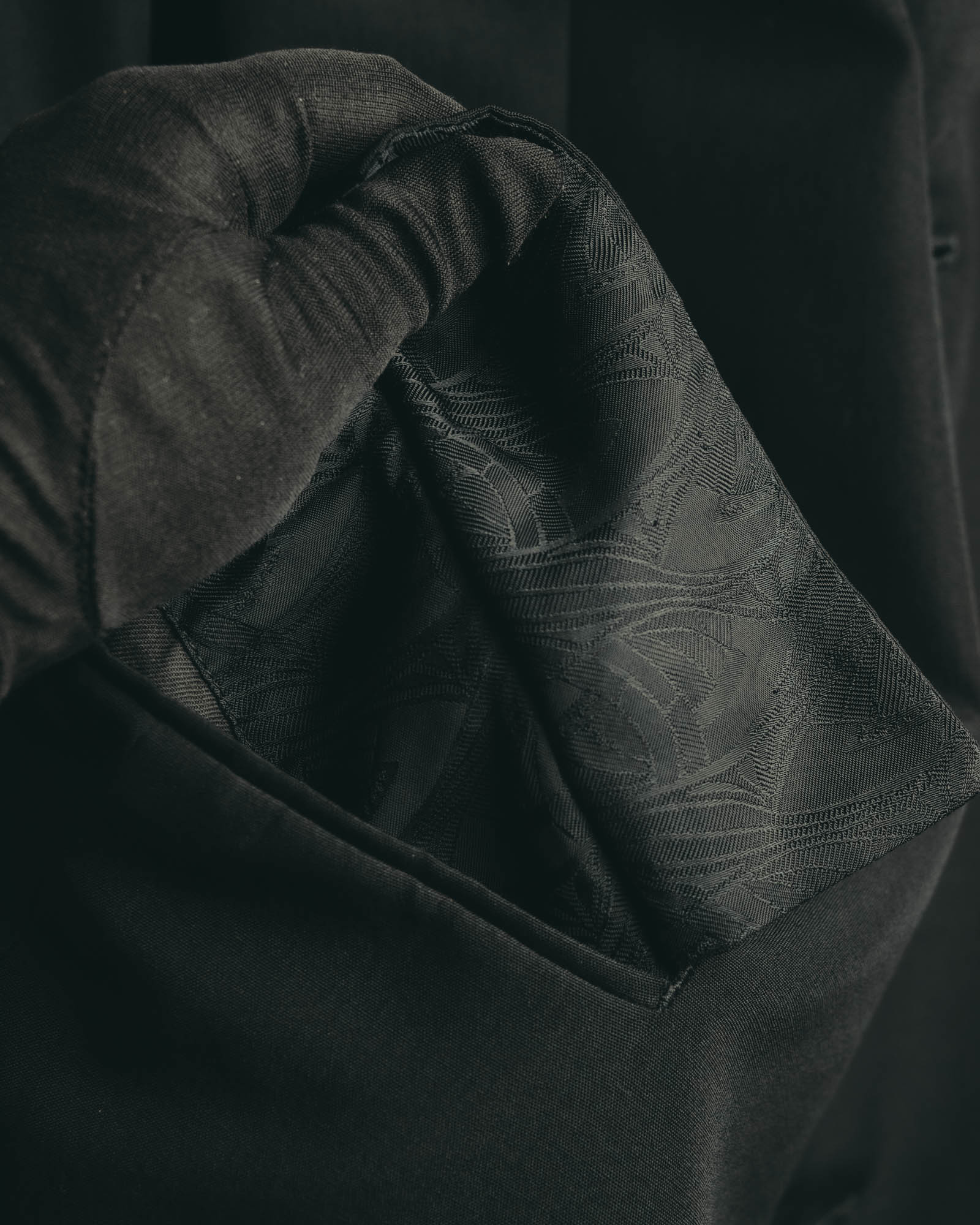 “COMME des GARCONS” 90’s black tailored long coat
