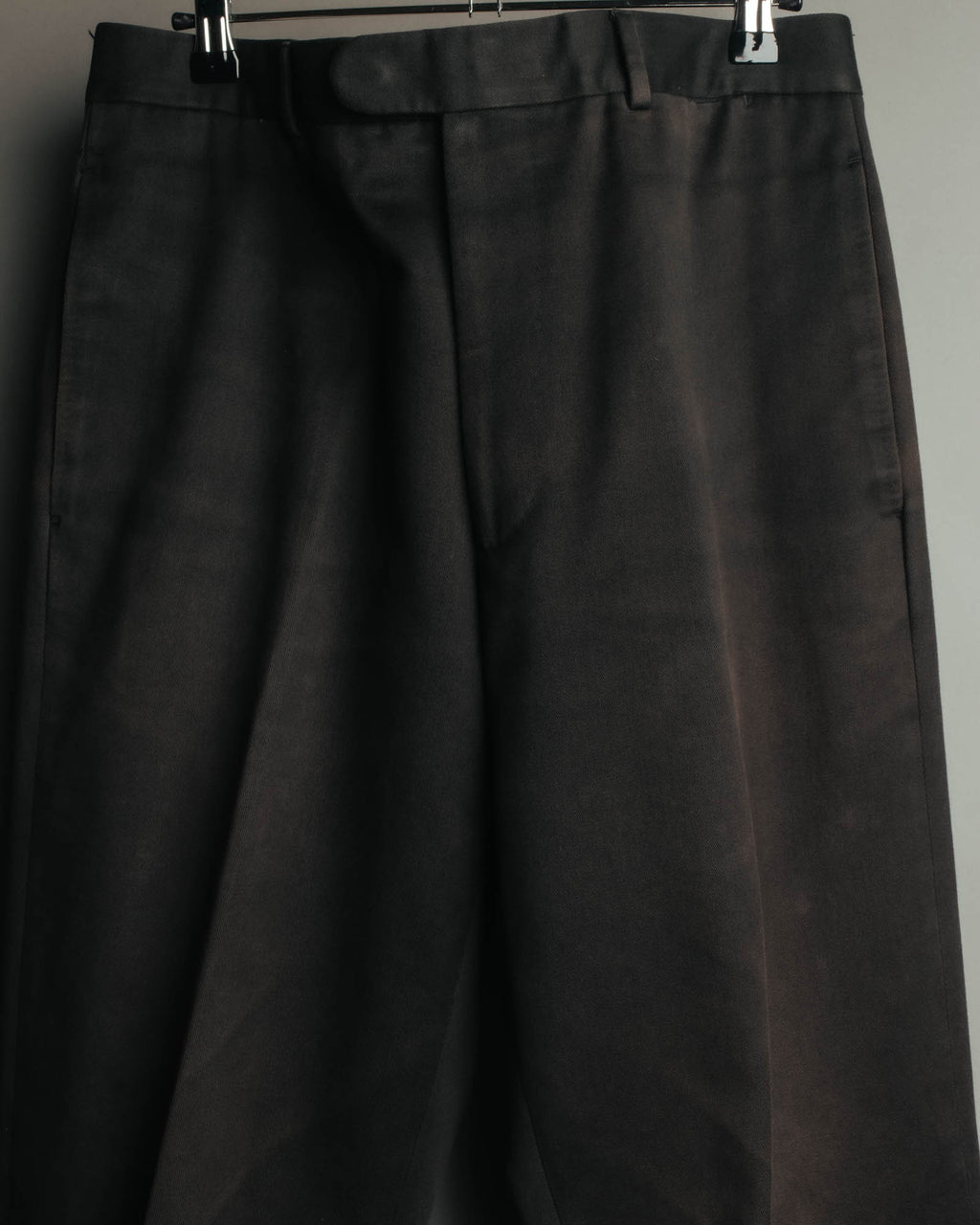 -SPECIAL- "Hermès" 90's-00's Refined cotton trousers