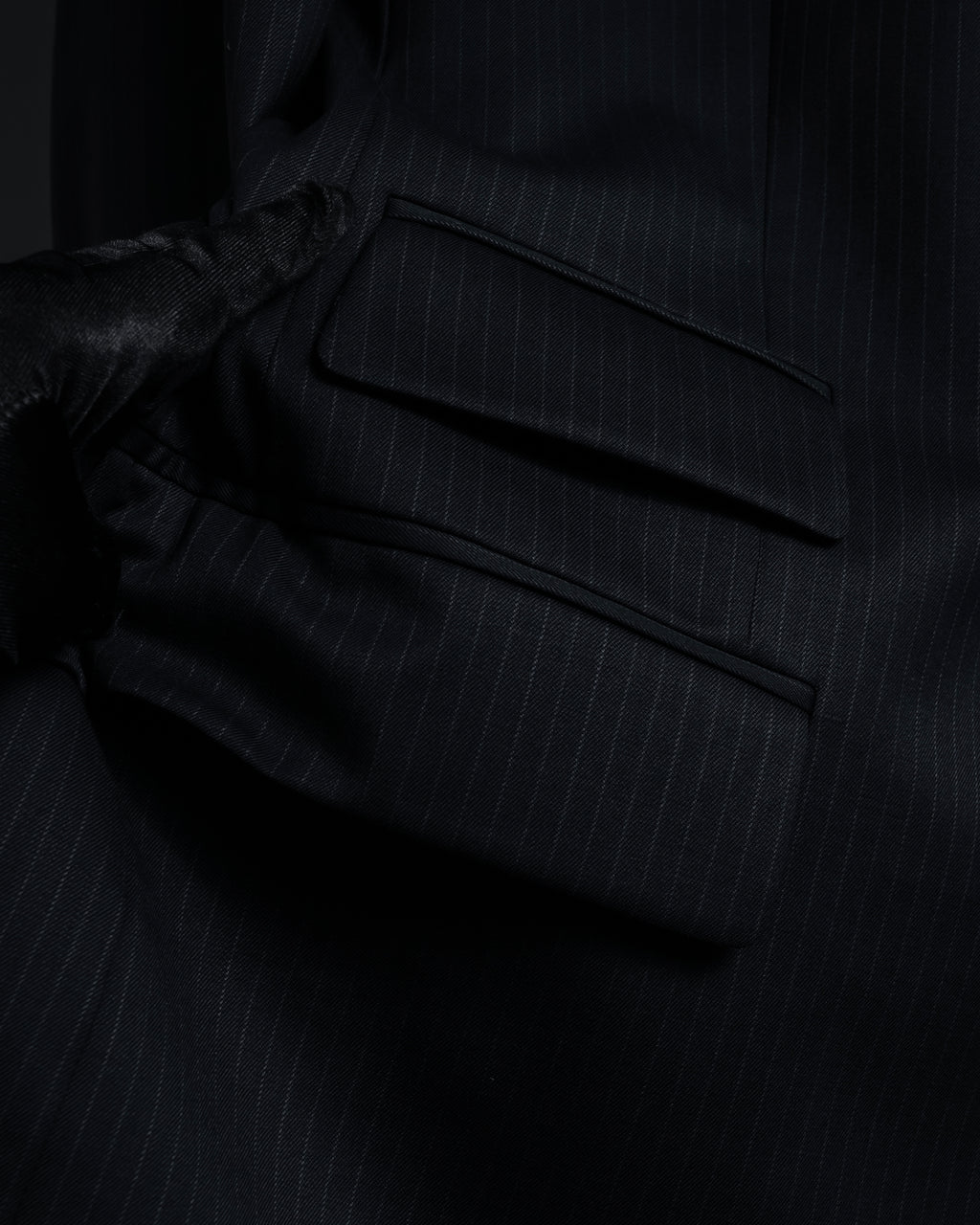 "GUCCI" 90's Elegant suiting pinstripe set up