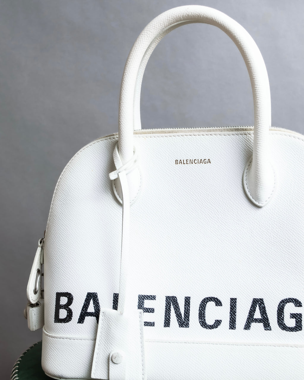 "BALENCIAGA" VILLE TOP HANDLE LEATHER HANDBAG