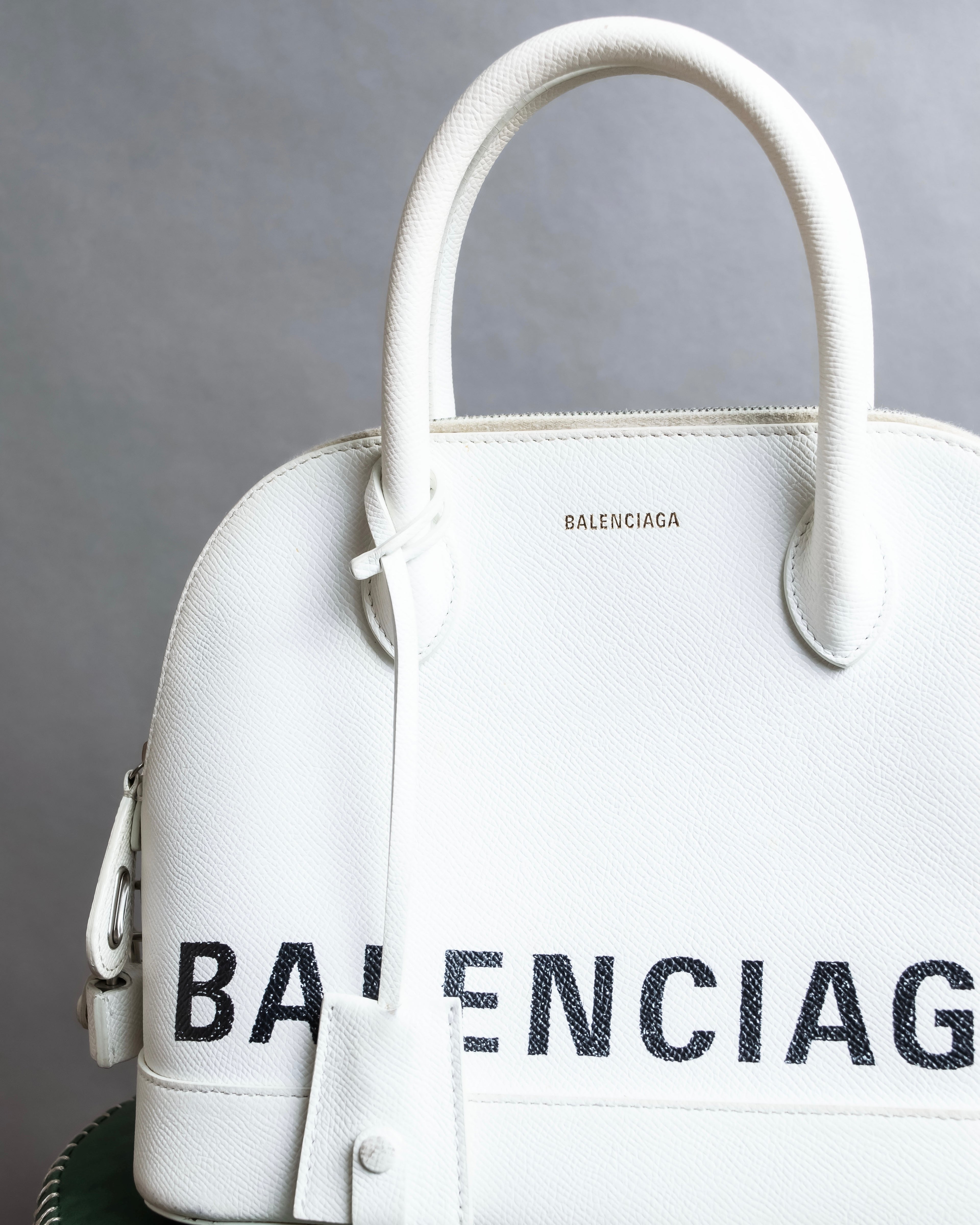"BALENCIAGA" VILLE TOP HANDLE LEATHER HANDBAG