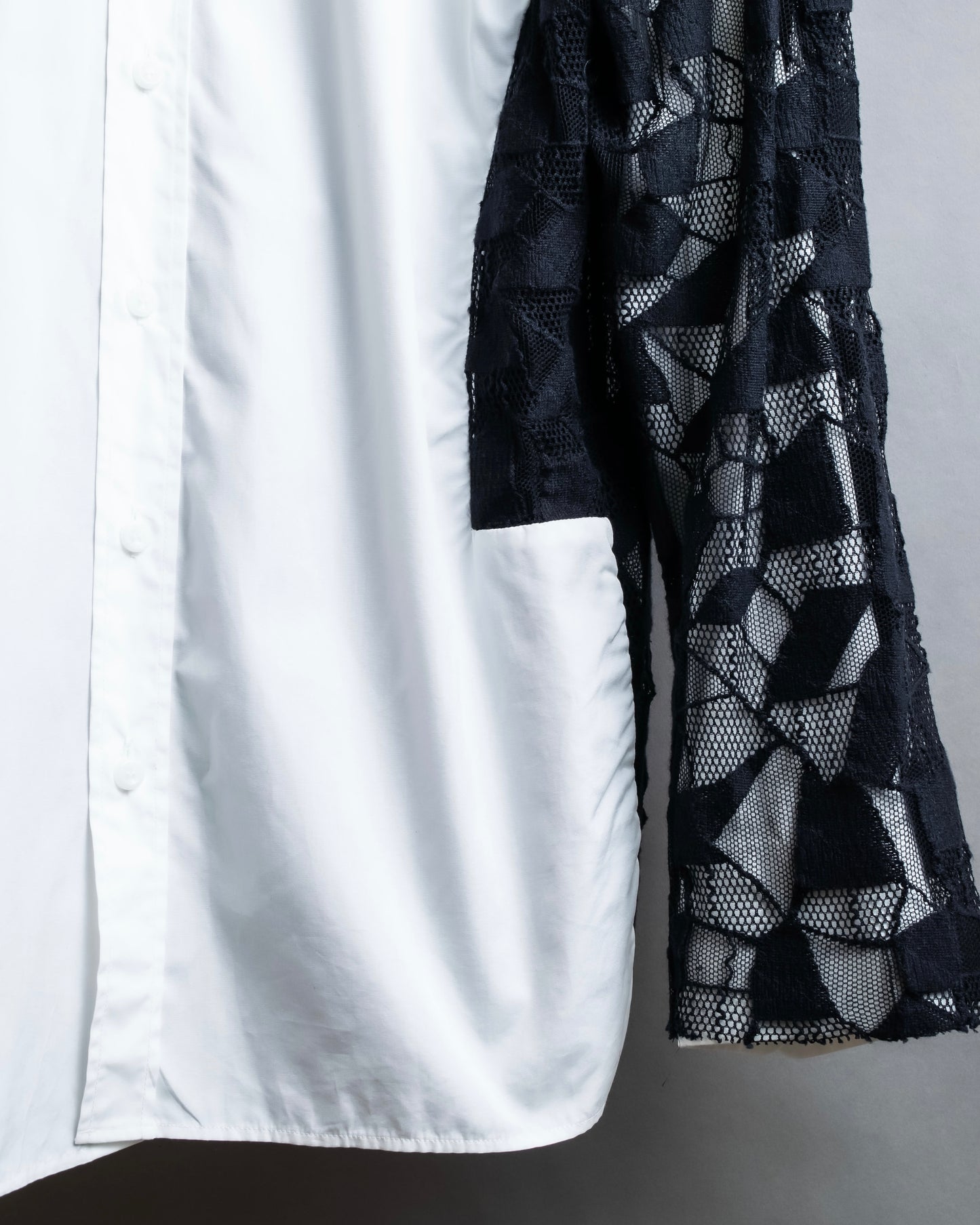 “Maison Margiela 20SS”  Back lace attached design shirt