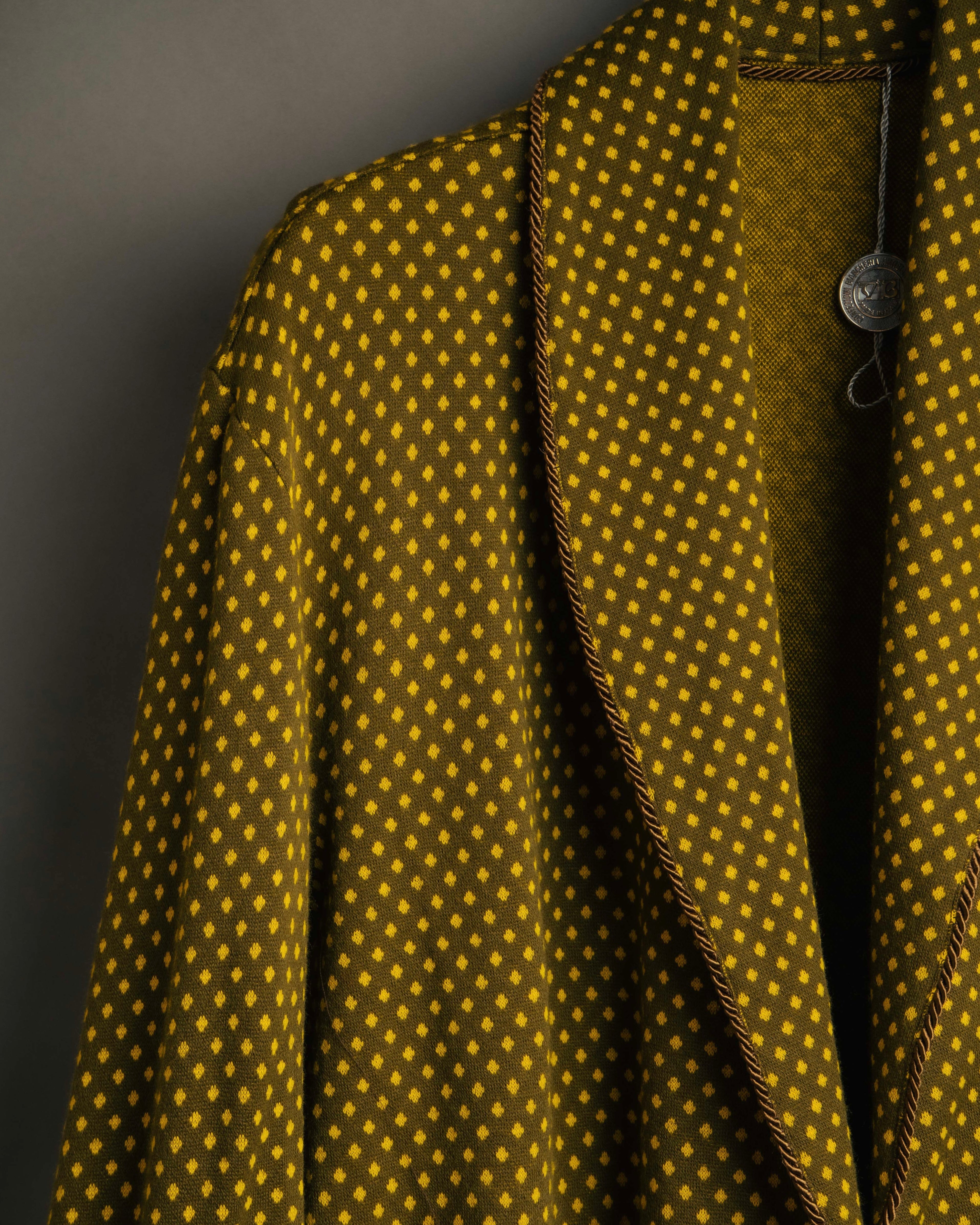 -MOOD Vintage Collections- 80’s Geometric pattern knit gown coat