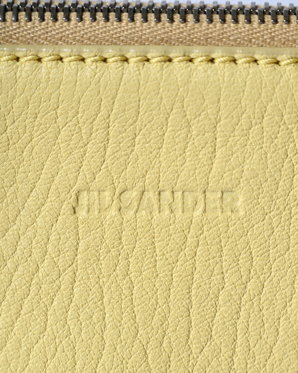 JIL SANDER/ Minimal Designed 2 Way Boston Bag Pastel Yellow