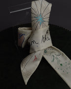 "Christian Dior" Dior Explore allegorical motif twilly mitzah scarf