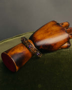 “Hanae Mori” 1989 Butterfly sterling cuff bangle