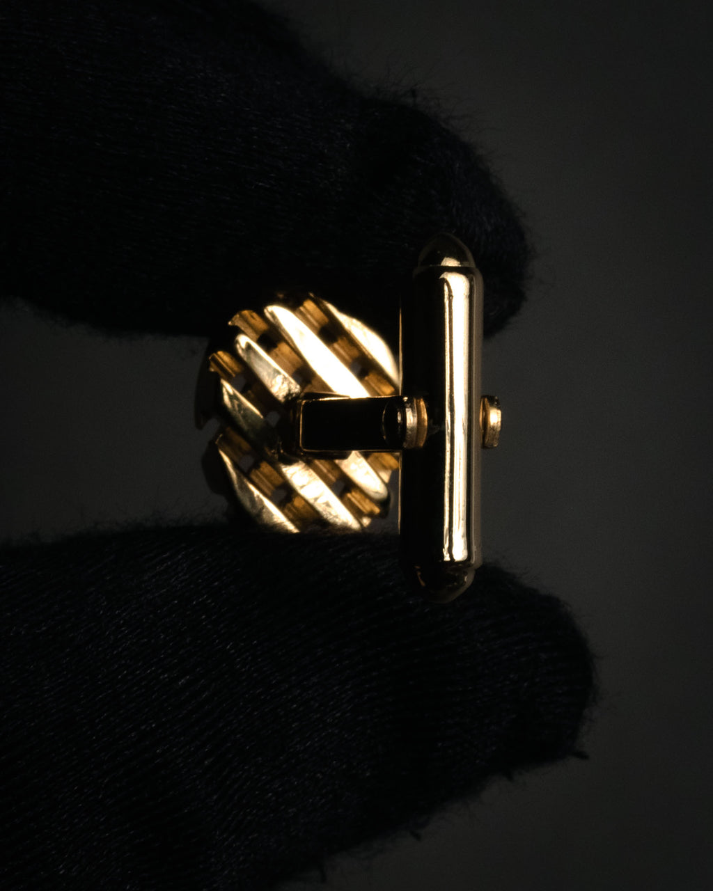 “Christian Dior” 70’s-80’s Geometric cut cufflinks
