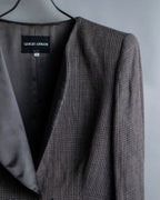 "GIORGIO ARMANI" Drawstring tailored jacket