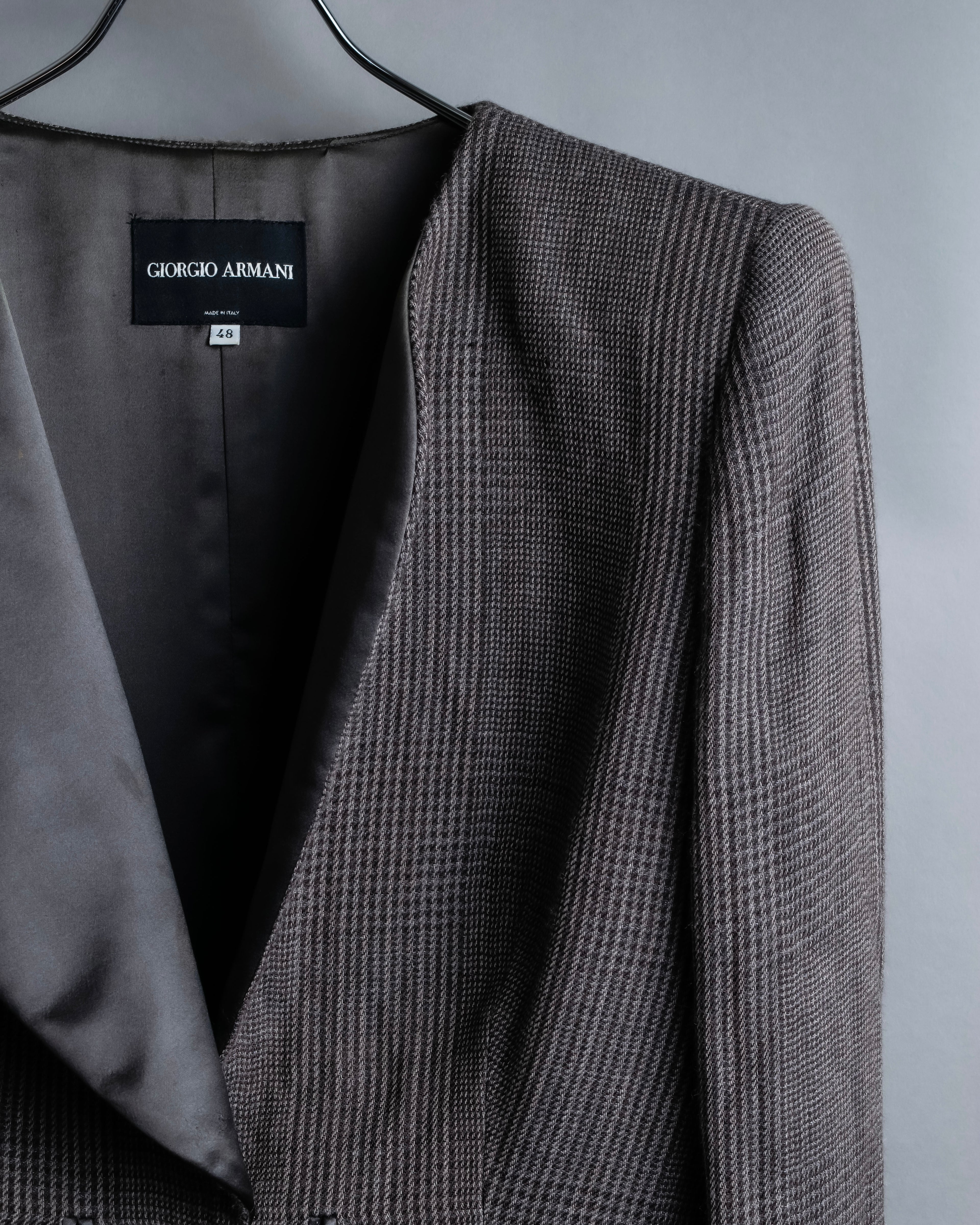 "GIORGIO ARMANI" Drawstring tailored jacket