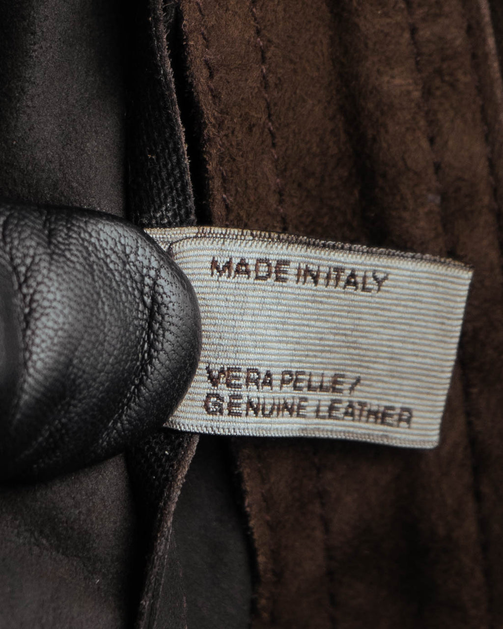 -SPECIAL- “BOTTEGA VENETA” 80’s-90’s Intrecciato suede leather shirt