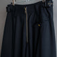 "JEAN PAUL GAULTIER" Asymmetric front＆rear design maxi length wool skirt