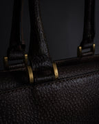 “FENDI” 2010’s Architectural grained leather 3Jours bag
