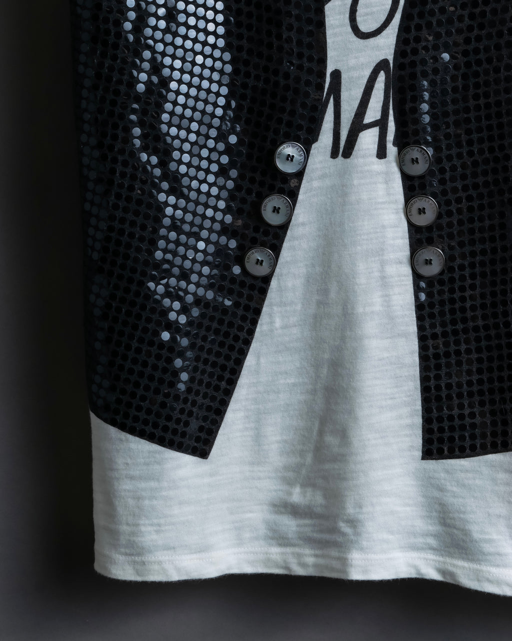 "Emporio Armani" Trompe l'oeil design T-shirt