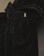 "Christian Dior" 80's-90's Classically tailored belted double-breasted coat