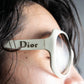 "DIOR" Butterfly frame ivory color sunglasses