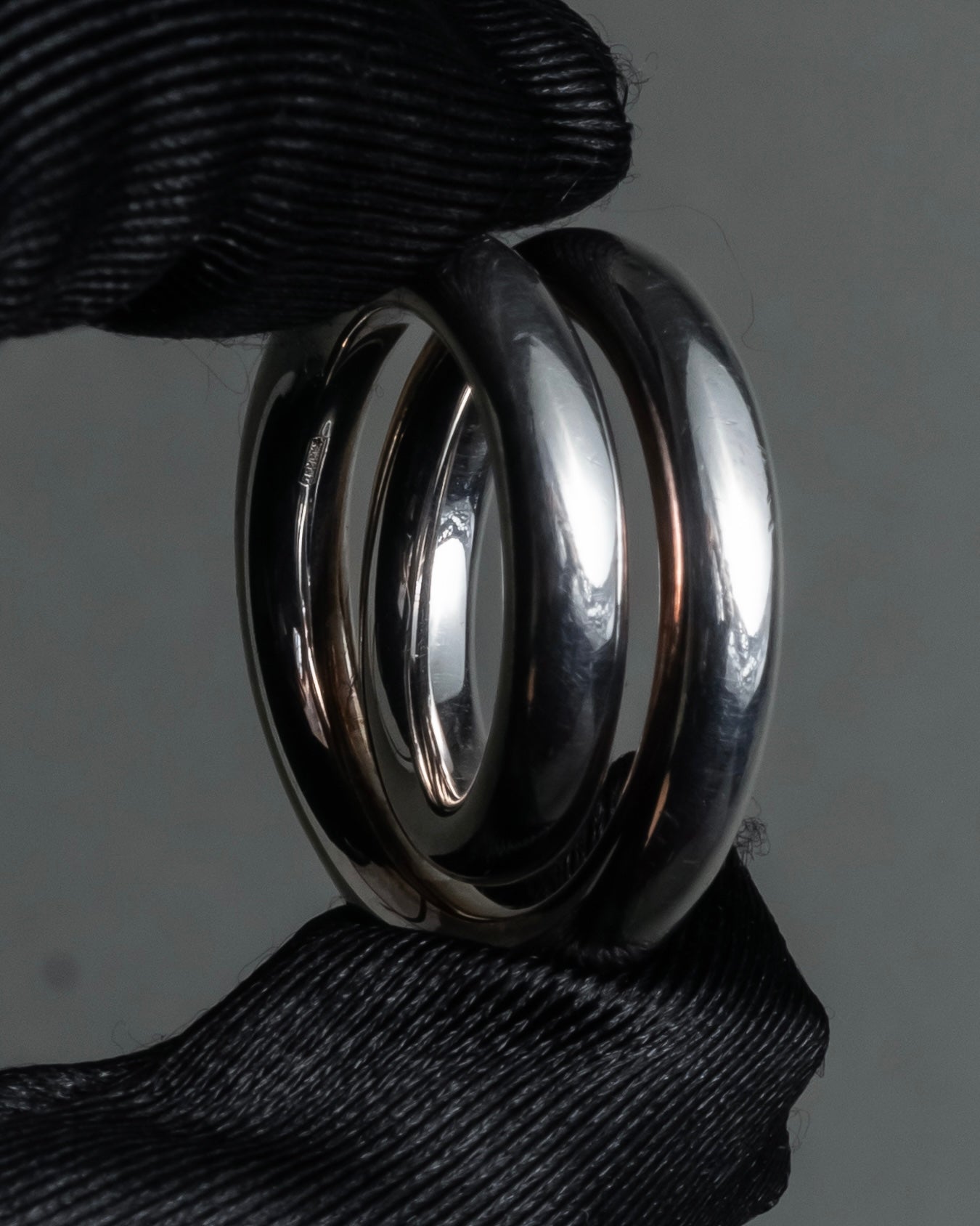 "HERMES" Vertige polished silver 925 ring