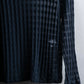 "ISSEY MIYAKE" Checkered see through pullover