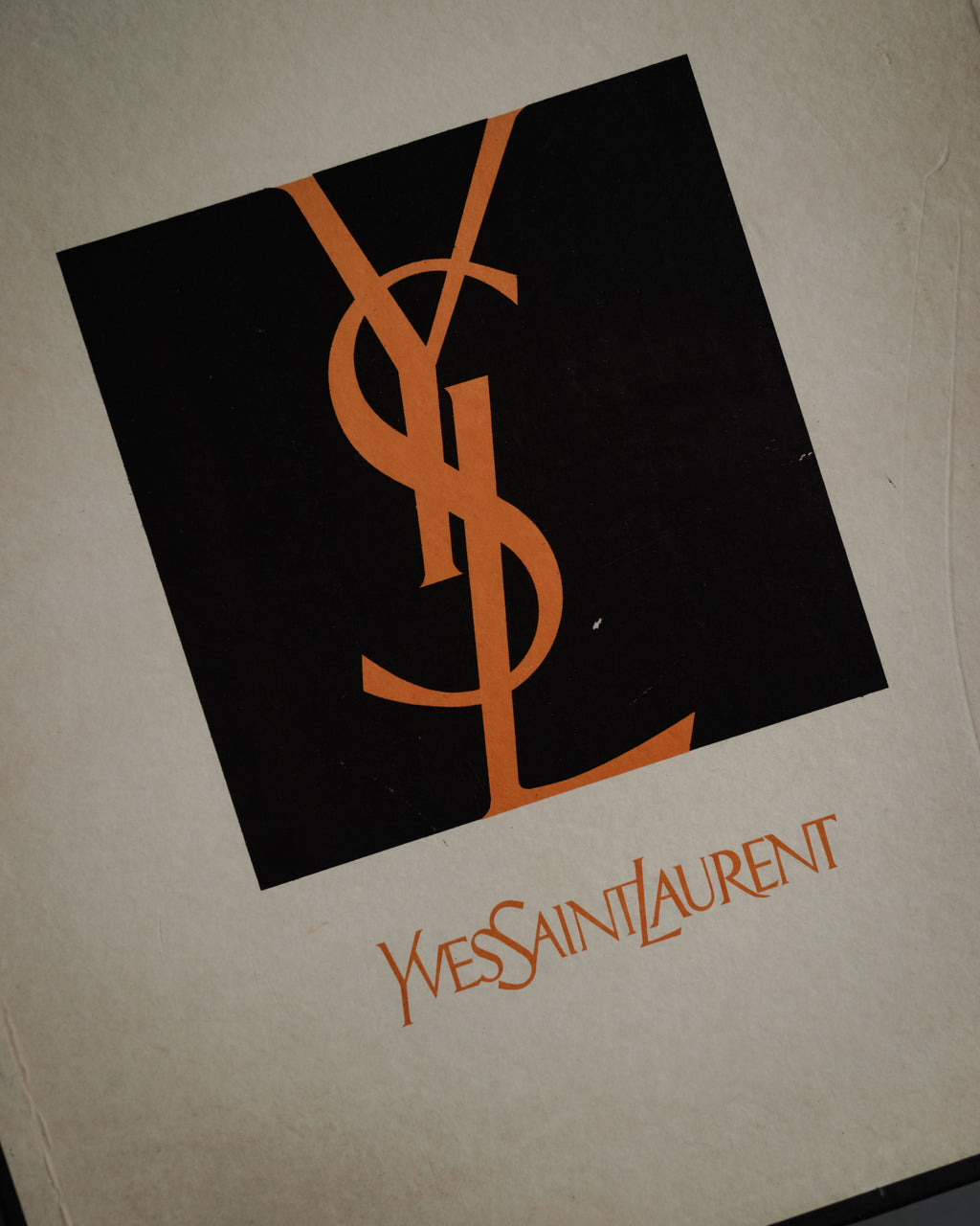 "Yves Saint Laurent" 80’s-90’s Lizard-embossed perforated leather shoulder bag