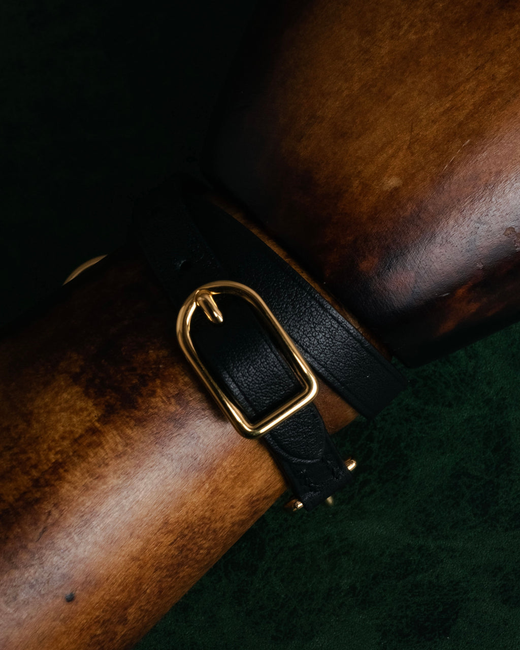 “HERMES“ 90’s Stirrup motif double tour bracelet