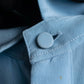 "GUCCI" 100% silk concealed placket shirt