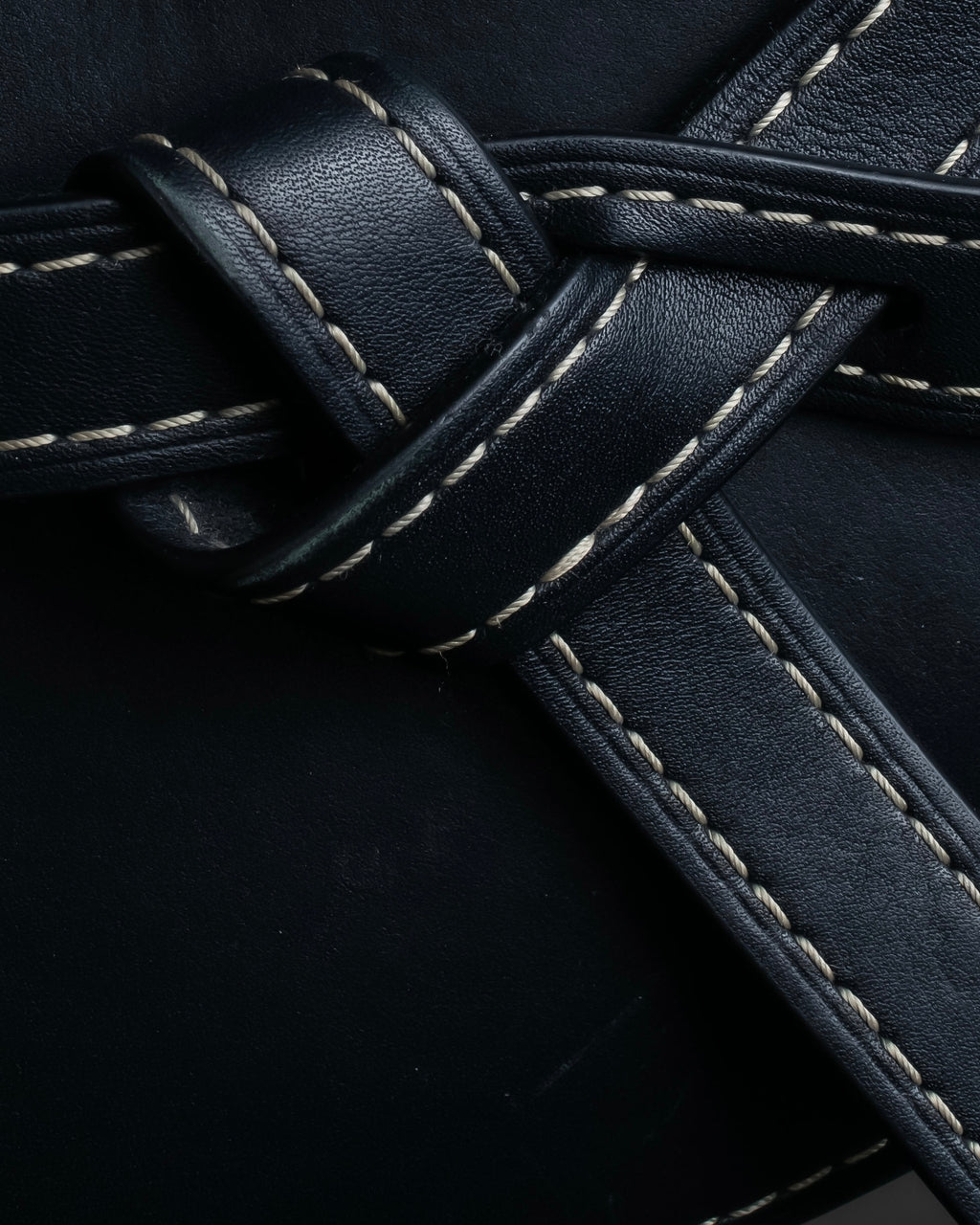 "LOEWE" Gate top handle 2way leather bag