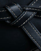 "LOEWE" Gate top handle 2way leather bag