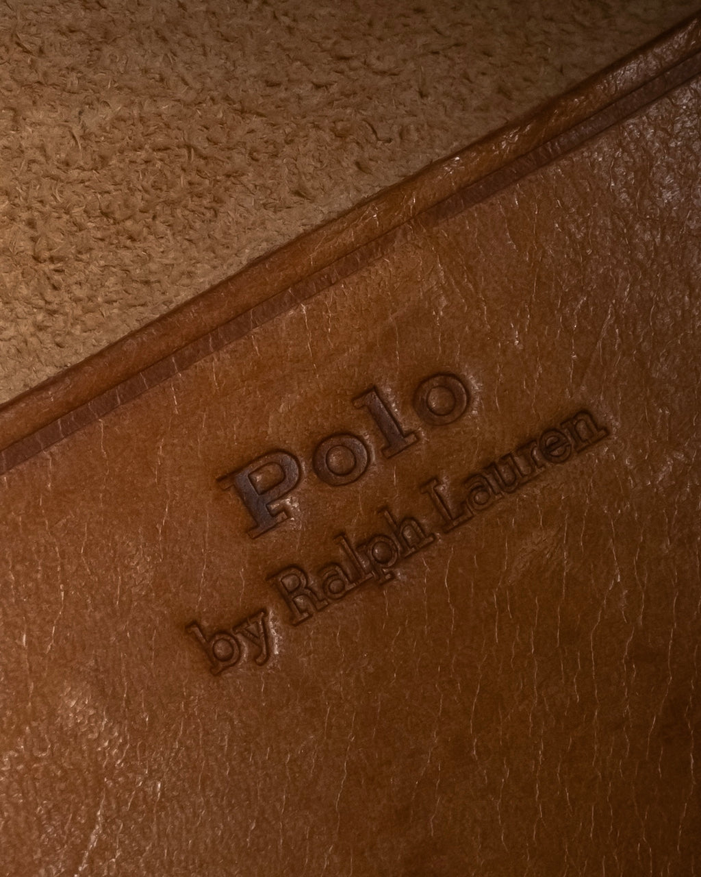 "Ralph Lauren" Metal stud design 2-way leather bag