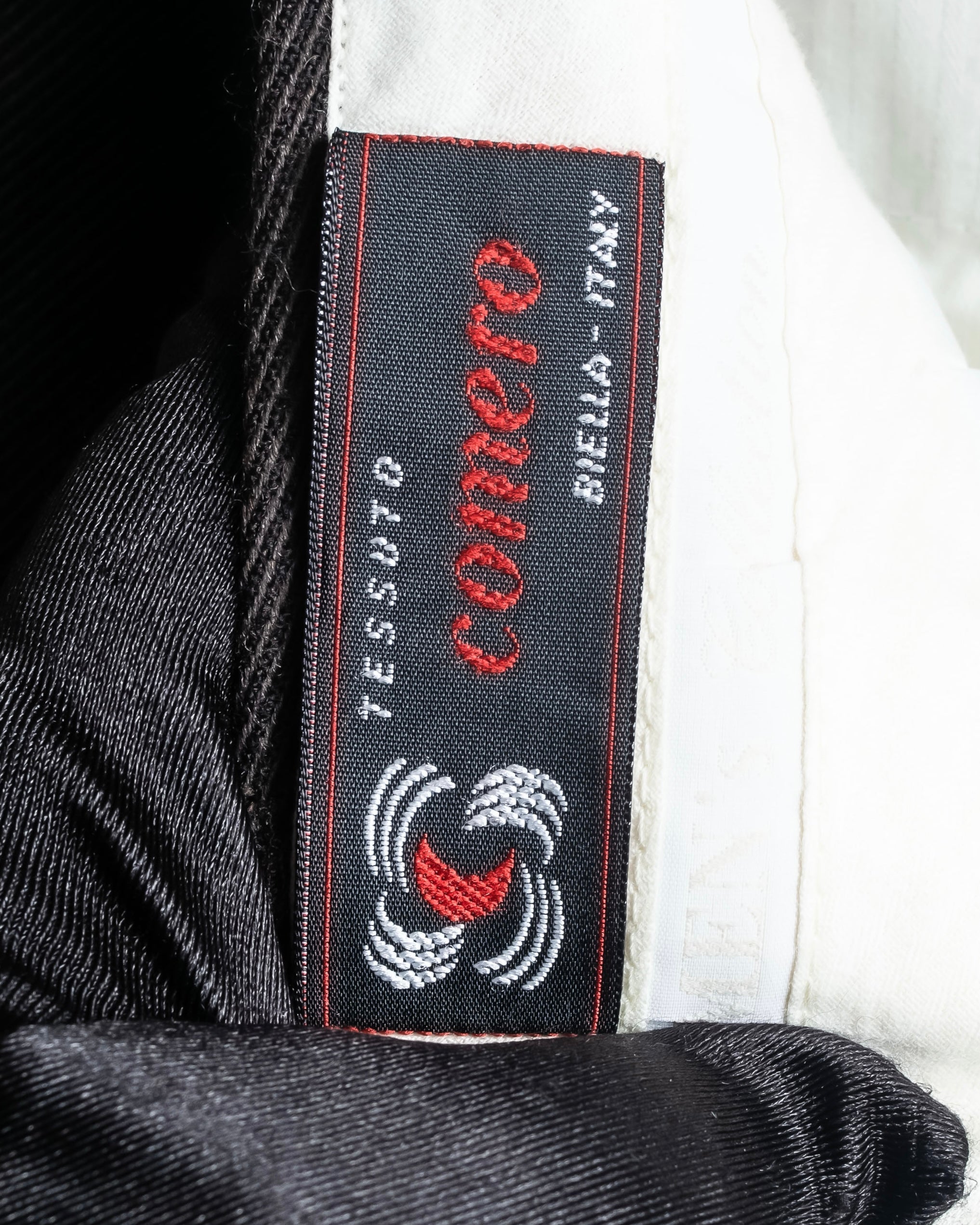 "Vintage wide tapered double-finished slacks"