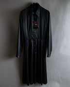 "JEAN PAUL GAULTIER" Beautiful glossy shirt dress