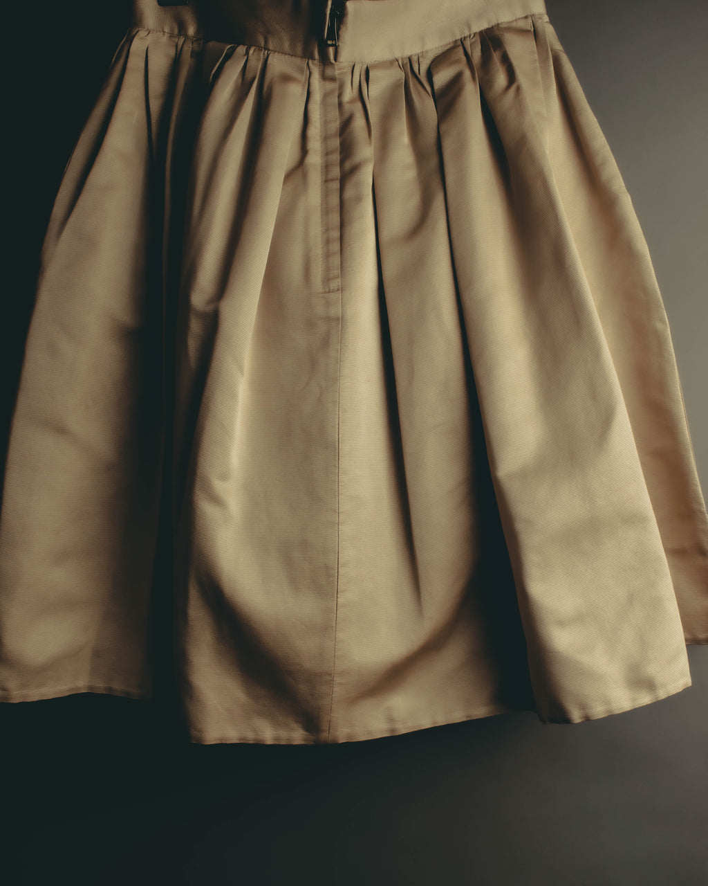 "DOLCE & GABBANA" 10's Lustrous pleated silk skirt
