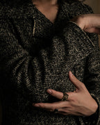 "Dolce & Gabbana" Double-breasted beautiful tweed long coat