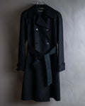 "Dolce &amp; Gabbana" Double-breasted belted mid length trench coat