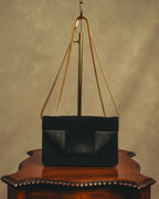 -SPECIAL- "Saint Laurent" 2013-2017 Betty suede and leather geometric flap chain shoulder bag