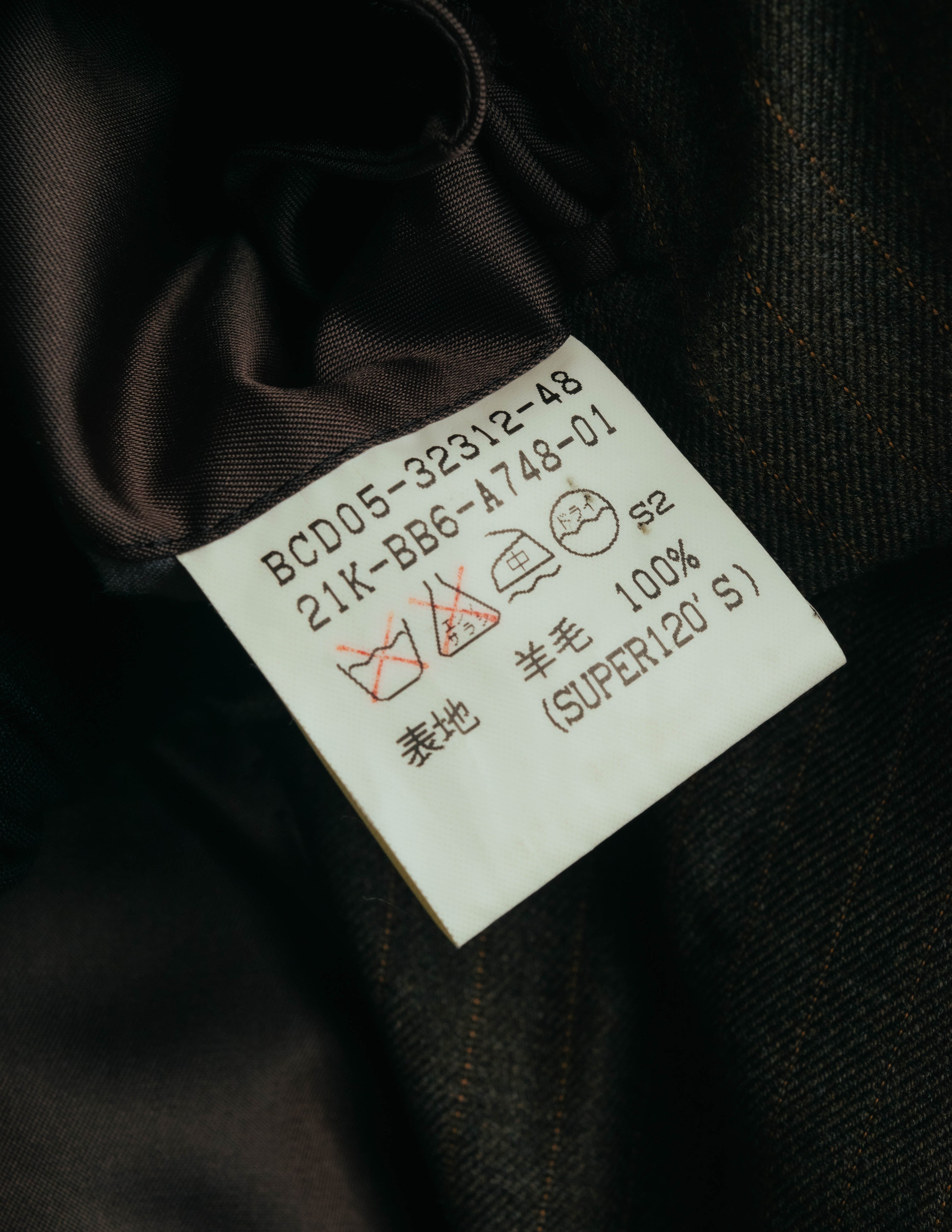 "BURBERRY LONDON" 00's-10's Classic striped double-breasted wool suit
