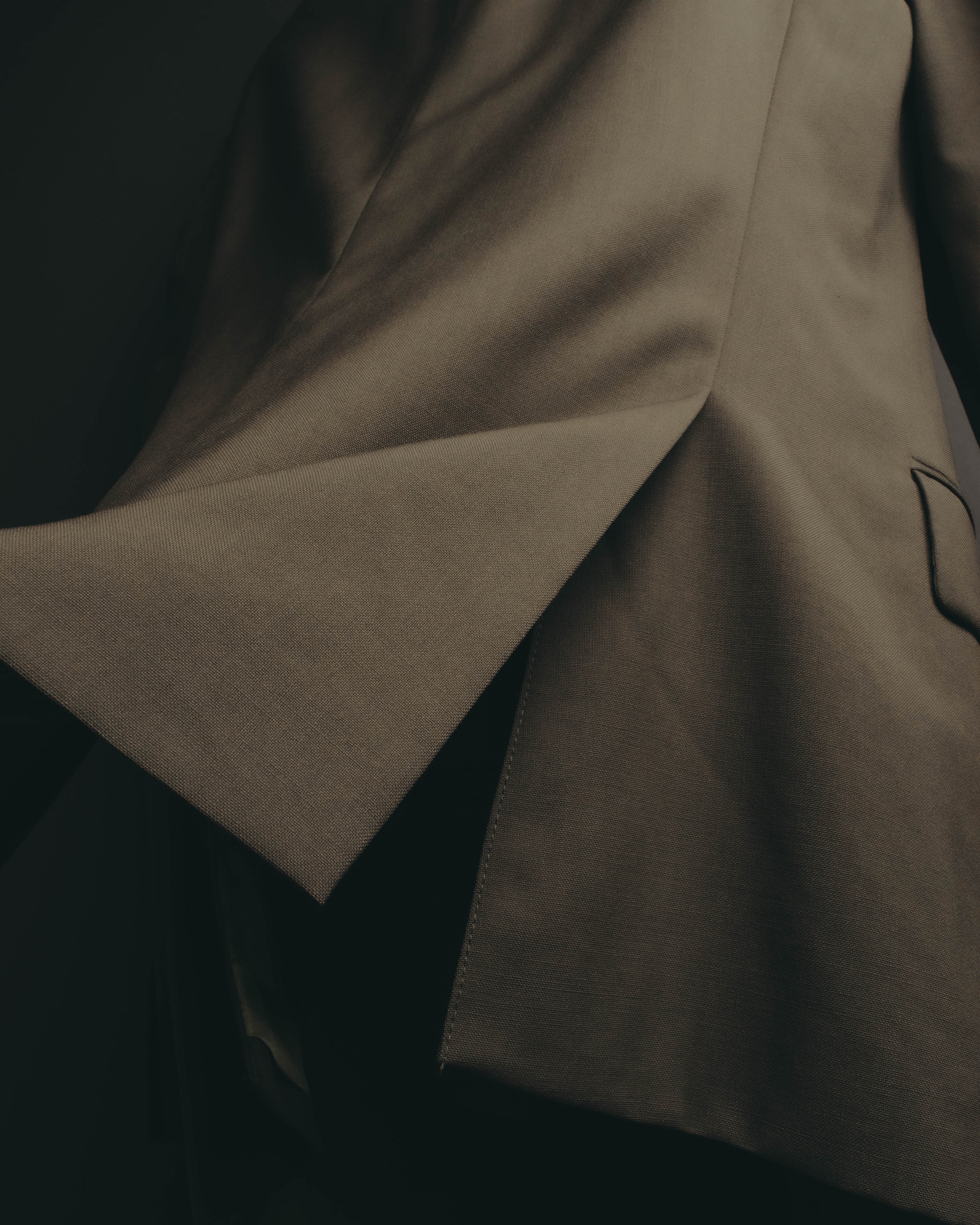 "Yves Saint Laurent pour homme" 80's-90's Structured double-breasted wool blazer