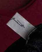 "YOHJI YAMAMOTO FEMME" 13SS Burgundy color sheer pullover
